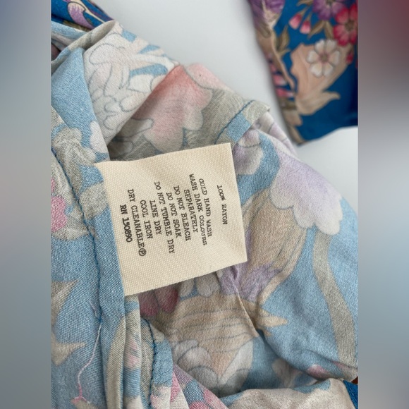 Spell blue skies mini wrap dress - Picture 10 of 11